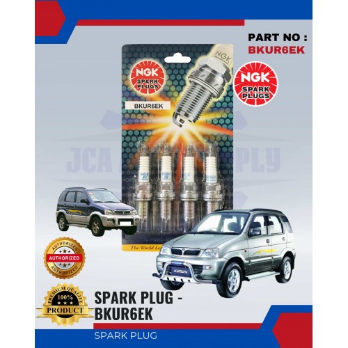 Perodua Kembara Spark Plug Ngk Bkur Ek Pcs Set