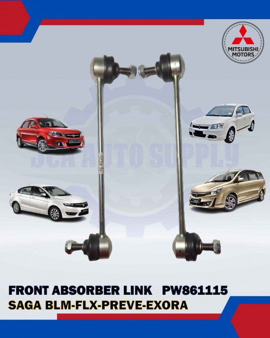 FRONT ABSORBER LINK (2PCS)-PROTON SAGA BLM,FLX, PREVE,EXORA, SUPRIMA, SAVVY-PW861115 Shocks Absorber / Struts / Suspension Parts image