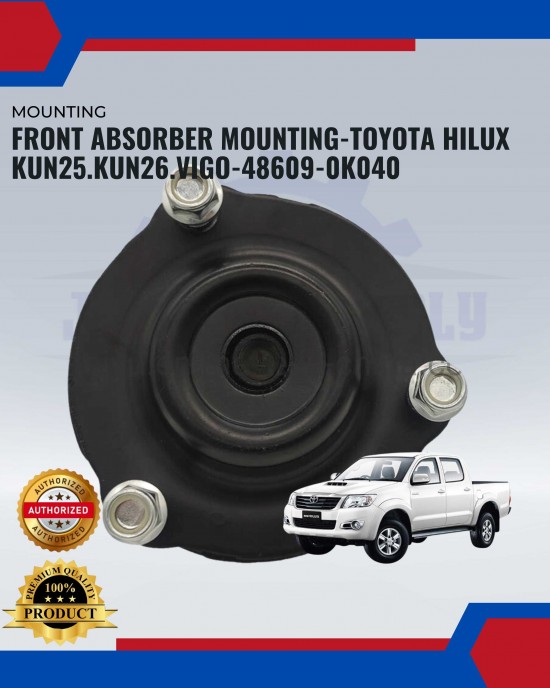 FRONT ABSORBER MOUNTING-TOYOTA HILUX KUN25.KUN26.VIGO-48609-0K040 Absorber-Suspension Parts image