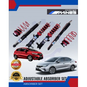 Adjustable Absorber Set-High Low Body Shift-Honda Jazz-City-Mines