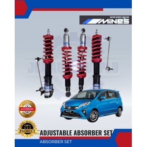 Adjustable Absorber Set-High-Low-Body-Shift-Perodua Alza-MINES