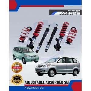 Adjustable Absorber Set-High-Low-Body-Shift-Toyota Avanza-MINES Adjustable Absorber Set-High-Low-Body-Shift-Toyota Avanza-MINES