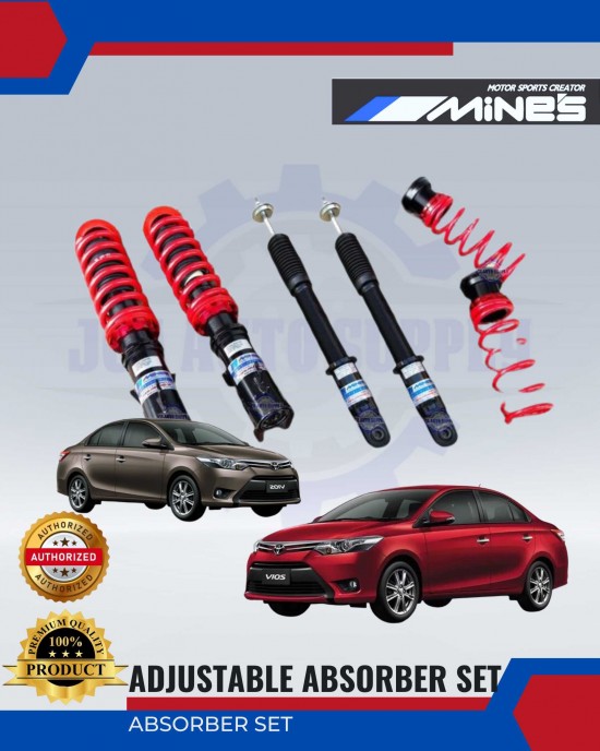 Adjustable Absorber-High Low Body Shift-Toyota Vios (2013+)-MINES Adjustable Absorber image