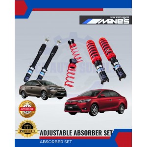 Adjustable Absorber-High Low Body Shift-Toyota Vios (2013+)-MINES