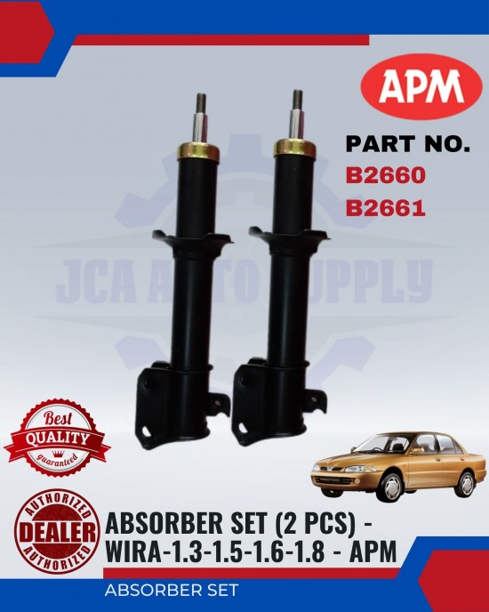 Front Absorber Set-Proton Wira 1.6 1.8-APM-B2660-2661-Gas Absorber-Suspension Parts image