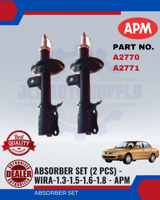 Front Absorber Set-Proton Wira 1.6 -APM-A2770-A2771 Absorber-Suspension Parts image