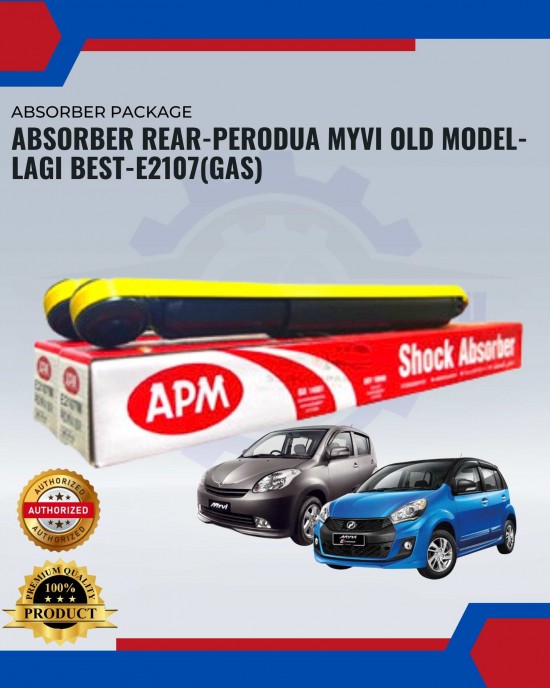 Perodua Myvi-Myvi Lagibest (Year2005-2017)-APM-Rear Absorber Set-E2107 Absorber image