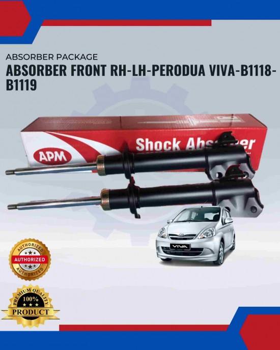 Showing image for FRONT ABSORBER PACKAGE (B118-B119)- PERODUA VIVA FRONT ABSORBER PACKAGE (B118-B119)- PERODUA VIVA image