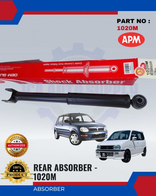 PERODUA KENARI/KELISA REAR ABSORBER (OIL) - APM - 1020M Shocks Absorber / Struts / Suspension Parts image