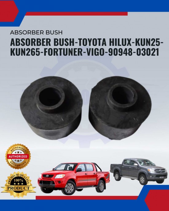 Absorber Bush Set-Toyota Hilux-Kun25-Kun26-Fortuner-Vigo-90948-03021 Absorber-Suspension Parts image