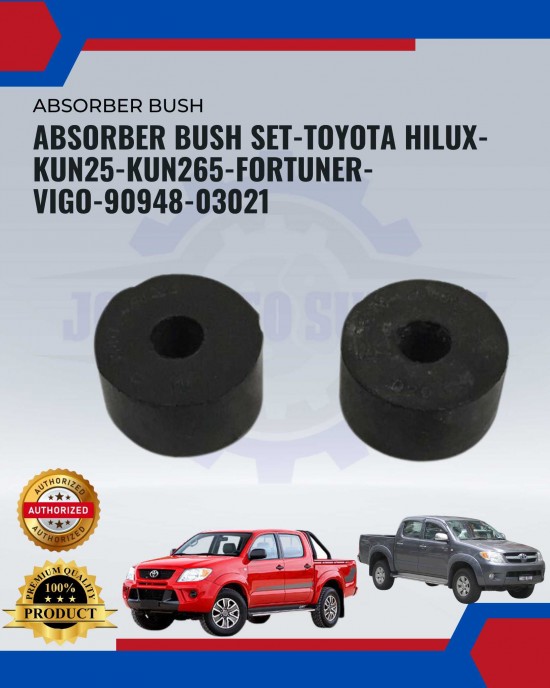 Absorber Bush Set-Toyota Hilux-Kun25-Kun26-Fortuner-Vigo-90948-03021 Absorber-Suspension Parts image