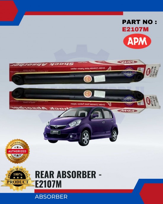 Perodua Myvi Rear Absorber - APM - E2107M Shocks Absorber / Struts / Suspension Parts image