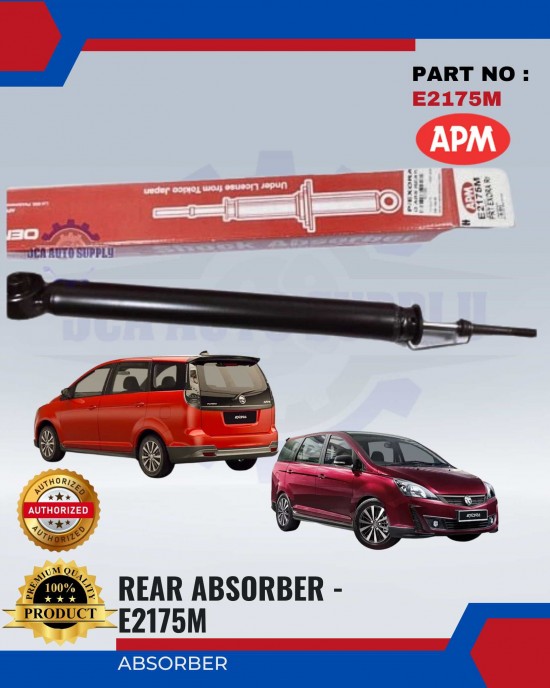 PROTON EXORA REAR ABSORBER - APM - E2175M Shocks Absorber / Struts / Suspension Parts image