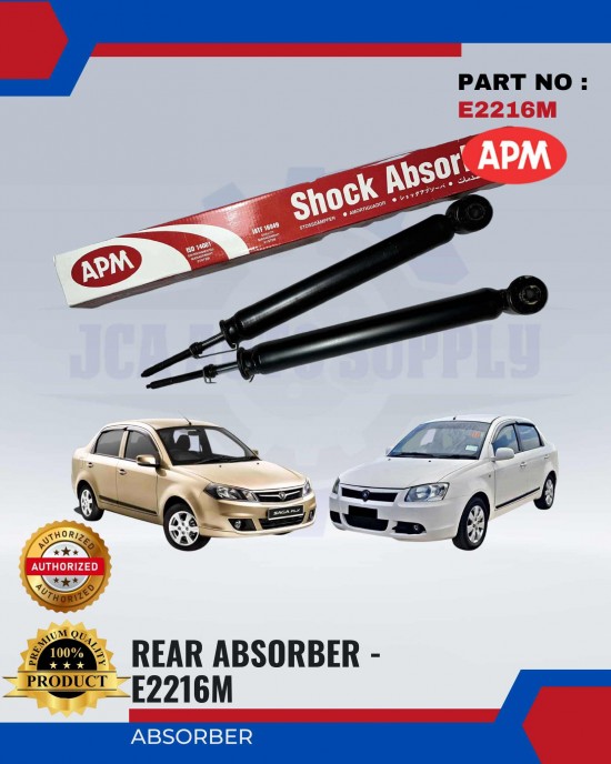 APM REAR ABSORBER SET (2PCS) - PROTON SAGA BLM.FL.FL - E2216M Shocks Absorber / Struts / Suspension Parts image