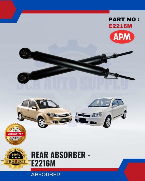 APM REAR ABSORBER SET (2PCS) - PROTON SAGA BLM.FL.FL - E2216M Shocks Absorber / Struts / Suspension Parts image