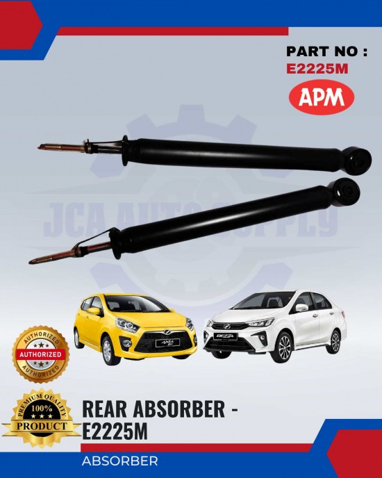 Rear Absorber-Perodua Bezza-Axia-APM-2PCS Shocks Absorber / Struts / Suspension Parts image