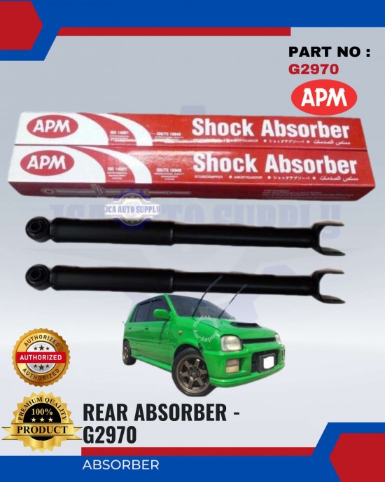 REAR ABSORBER - PERODUA KANCIL - APM - 2970 Shocks Absorber / Struts / Suspension Parts image