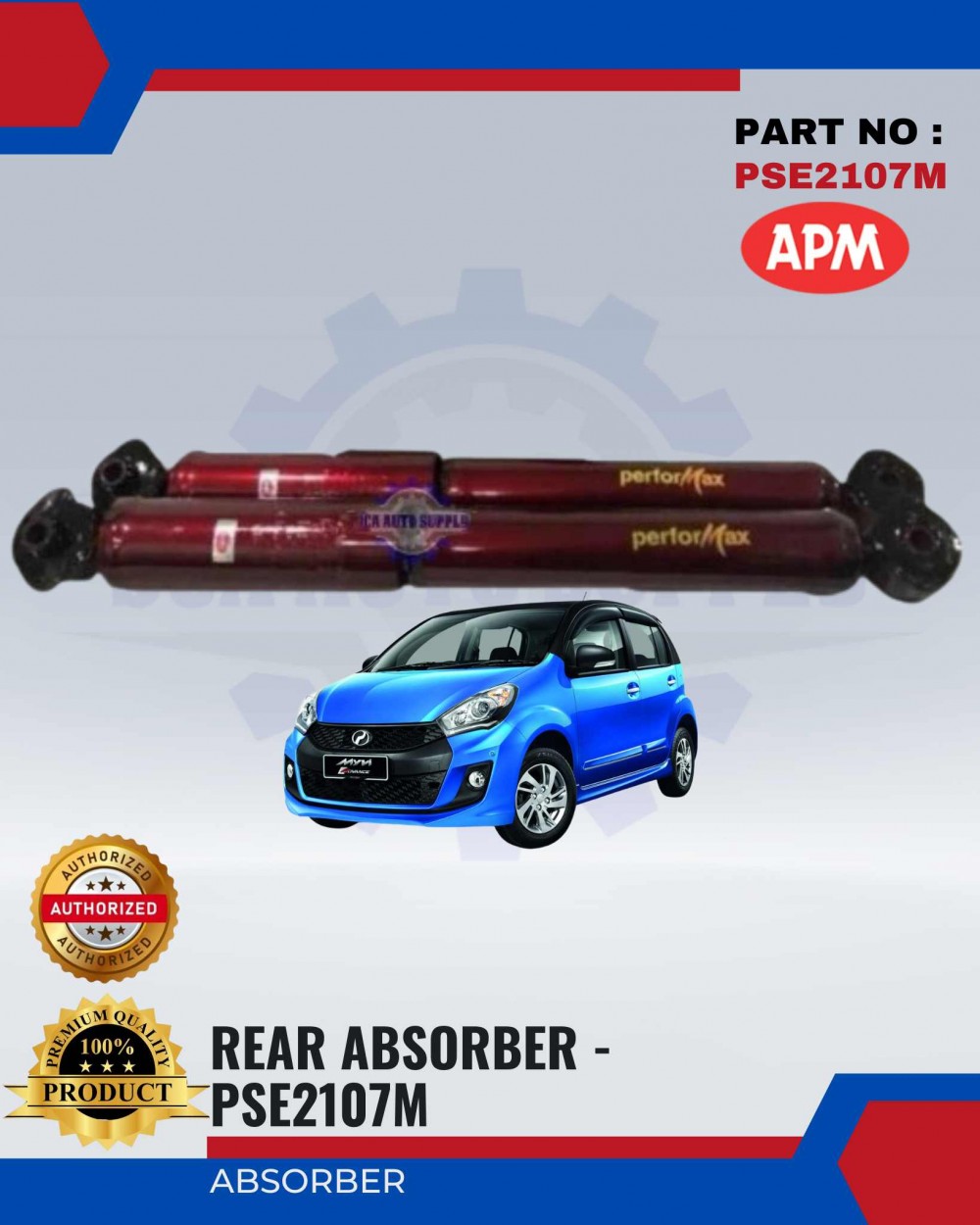 Perodua Myvi Rear Absorber APM PerforMAX PSE2107M