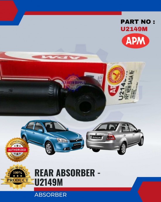 Proton Saga BLM Rear Absorber - APM - U2149M Shocks Absorber / Struts / Suspension Parts image