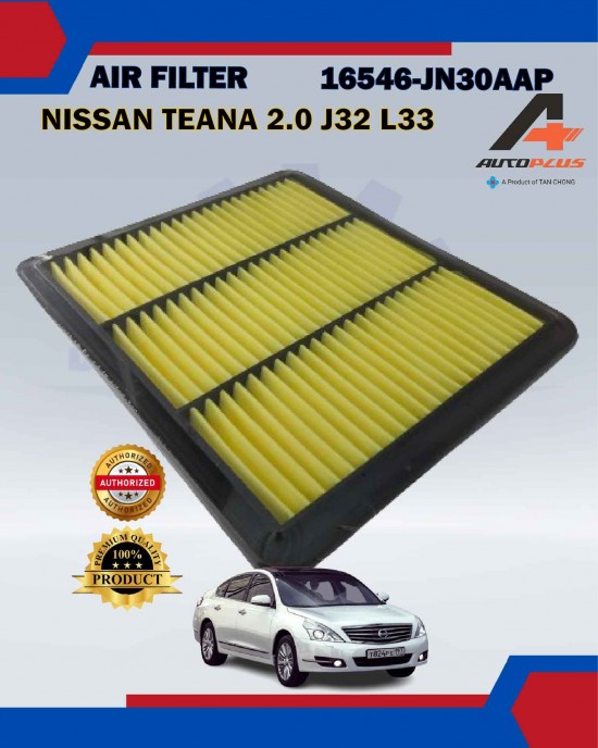 Air Filter-Nissan Teana 2.0 J32 L33-Tan Chong/Autoplus-16546-JN30AAP image