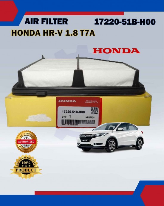 Showing image for Air Filter-Honda HR-V 1.8 T7A (2016-2022).RU (2015-2019)-Honda Original-17220-51B-H00 Air Filter-Honda HR-V 1.8 T7A (2016-2022).RU (2015-2019)-Honda Original-17220-51B-H00 image
