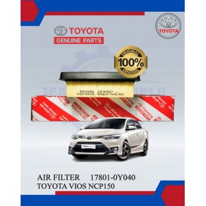 Air Filter-Toyota Vios Ncp150-Vios 2013-Avanza-Rush-Myvi-Aruz-TOYOTA ORIGINAL-17801-0Y040