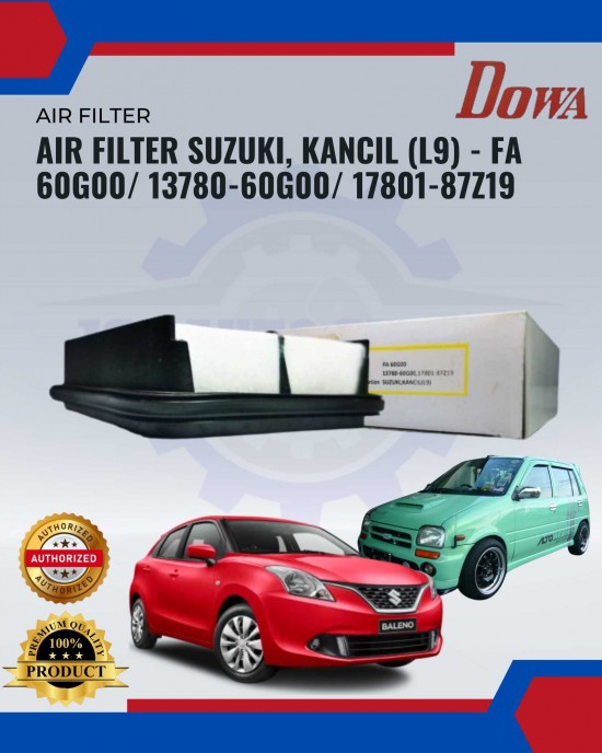 Showing image for Air Filter Suzuki-Kancil (L9)-FA 60G00-13780-60G00-17801-87Z19 Air Filter Suzuki-Kancil (L9)-FA 60G00-13780-60G00-17801-87Z19 image