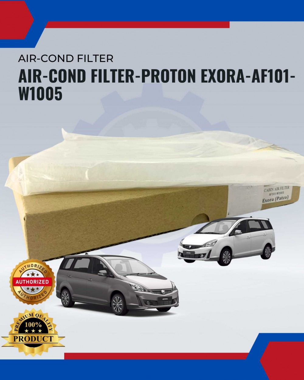 Air-Cond Filter-Proton Exora-AF101-W1005 | JCA AUTO SUPPLY