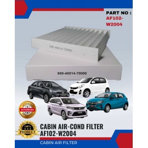 Cabin Air-Cond Filter-Perodua Axia-Myvi Lagi Best-Alza-Bezza-AF102-W2004