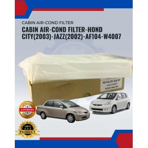 Cabin Air-Cond Filter-Honda City(2003)-Jazz(2002)-AF104-W4007