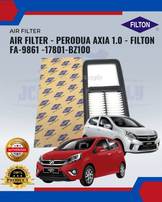 Air Filter-Perodua Axia 1.0-FILTON FA-9861-17801-BZ100 image