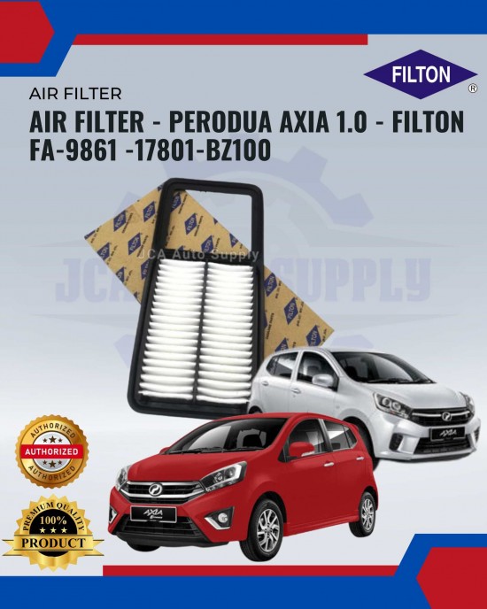 Air Filter-Perodua Axia 1.0-FILTON FA-9861-17801-BZ100 image