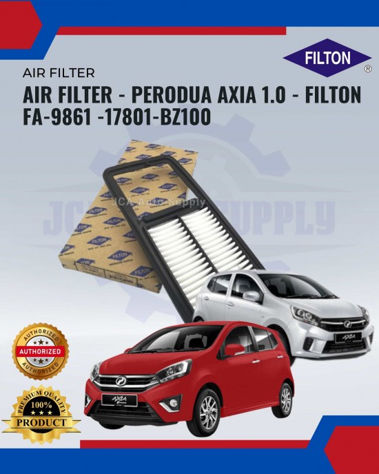 Air Filter-Perodua Axia 1.0-FILTON FA-9861-17801-BZ100 image