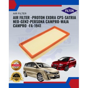 Air Filter-Proton Exora Cps-Satria Neo-Gen2-Persona Campro-Waja Campro-FILTON-FA-1941