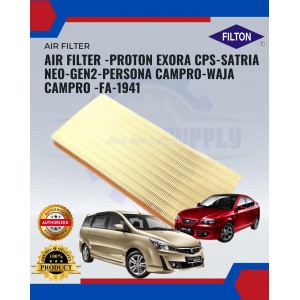 Air Filter-Proton Exora Cps-Satria Neo-Gen2-Persona Campro-Waja Campro-FILTON-FA-1941