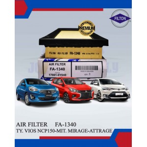 Air Filter-Toyota Vios Ncp150-Mitsubishi Mirage-Attrage-FILTON-FA-1340-17801-0Y040