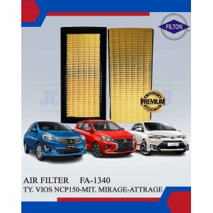 Air Filter-Toyota Vios Ncp150-Mitsubishi Mirage-Attrage-FILTON-FA-1340-17801-0Y040