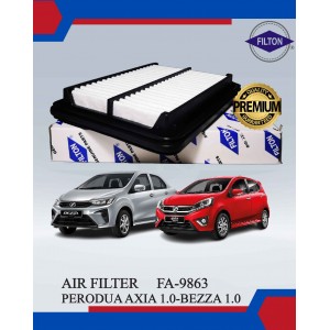 Air Filter-Perodua Axia 1.0-Bezza 1.0-FILTON-FA-9863-17801-BZ140