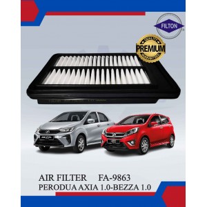 Air Filter-Perodua Axia 1.0-Bezza 1.0-FILTON-FA-9863-17801-BZ140
