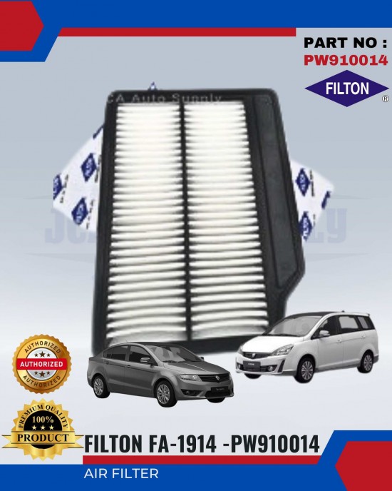 AIR FILTER - EXORA TURBO-PREVE TURBO -FILTON FA-1914 -PW910014 Oil / Air / Fuel / Auto Transmission Filter image