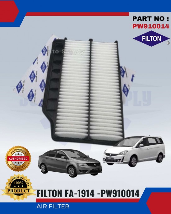 AIR FILTER - EXORA TURBO-PREVE TURBO -FILTON FA-1914 -PW910014 Oil / Air / Fuel / Auto Transmission Filter image