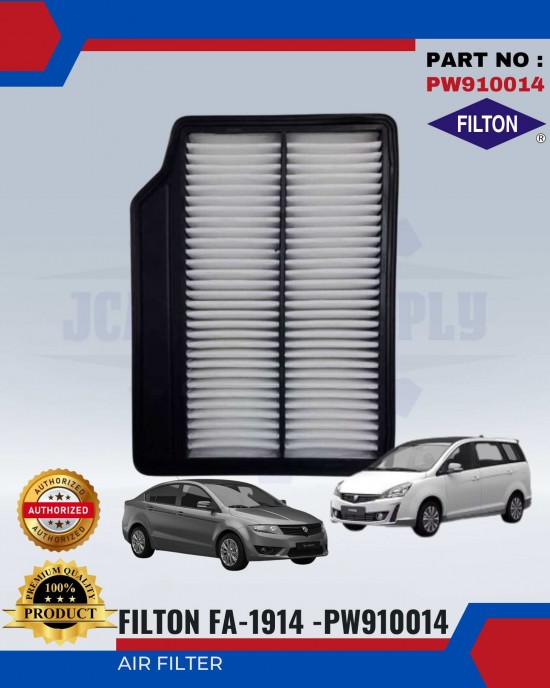 AIR FILTER - EXORA TURBO-PREVE TURBO -FILTON FA-1914 -PW910014 Oil / Air / Fuel / Auto Transmission Filter image