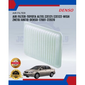 Air Filter-Toyota Altis ZZE121 ZZE122-Wish ZNE10 ANE10-Denso-MA260300-02103Z