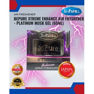 BePure Xtreme Enhance Air Freshener - Platinum Musk Gel (65ml)