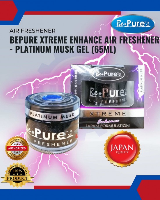 BePure Xtreme Enhance Air Freshener - Platinum Musk Gel (65ml) image