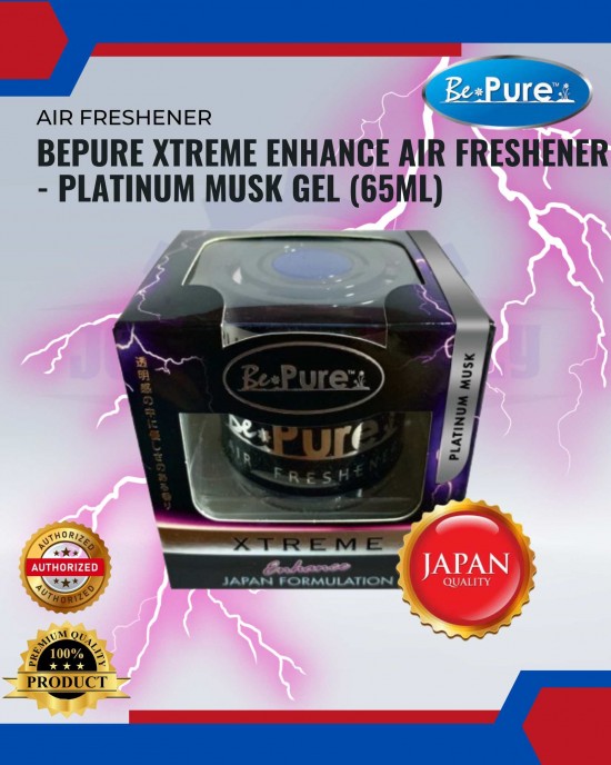 BePure Xtreme Enhance Air Freshener - Platinum Musk Gel (65ml) image