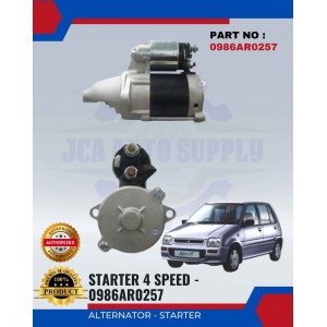 Starter 4 Speed-Perodua Kancil 660 -BOSCH-0986AR0257