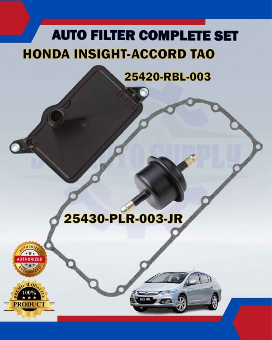 Auto Filter Complete Set-Honda Insight-Jazz GE8-CRZ-CIVIC FB TRO 1.5-ACCORD TAO-T2A-SDA-ODYSSEY RB3-CITY TMO-25420-RBL-003/25430-PLR-003-JR image