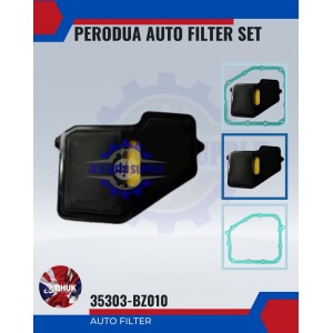 Auto Transmission Filter-Bezza 1.0 1.3-Alza (2014-2020)-Myvi Lagi Best (2015-2017)-QHUK-35303-BZ010 