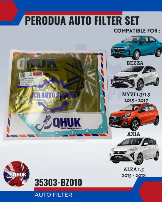Auto Transmission Filter-Bezza 1.0 1.3-Alza (2014-2020)-Myvi Lagi Best (2015-2017)-QHUK-35303-BZ010 Filters image